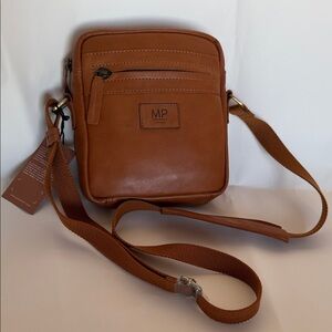 Tan Leather Crossbody Bag